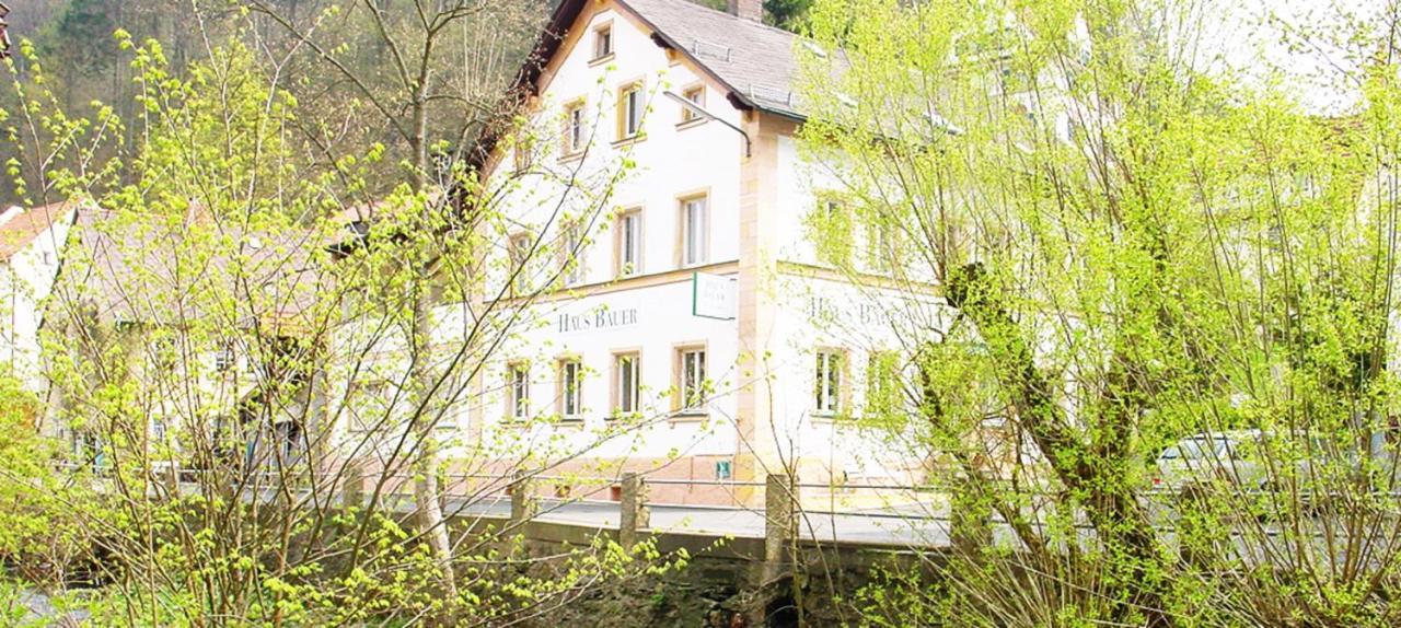 Hotel Haus Bauer Bad Berneck im Fichtelgebirge Eksteriør bilde